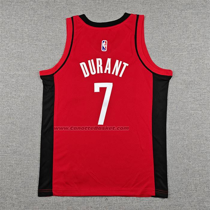 Maglia Bambino Houston Rockets Kevin Durant No 7 Icon 2025-26 Rosso
